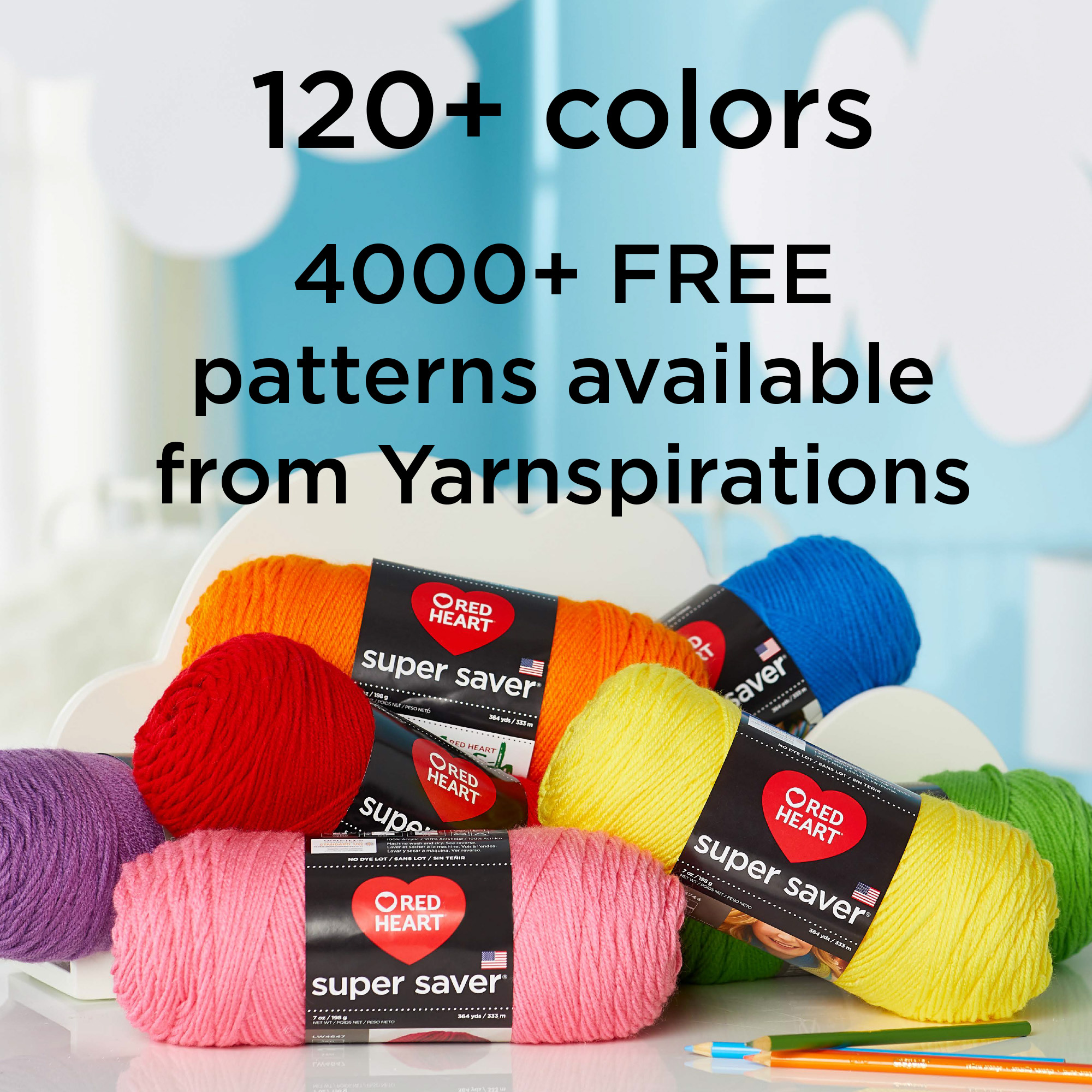 Red Heart Super Saver Ombre Yarn, Deep Teal photo 8