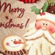 thumbnail image 4 of Letrero colgante de madera de Navidad de Papá Noel de 12 pulgadas, cartel de puerta delantera de Fel CACAGOO  Papá Noel, 4 of 7