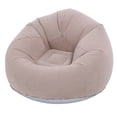 thumbnail image 1 of Inflatable Sofa Couch, Soft Inflatable Lounge Chair Gray  for Bedroom, 1 of 7