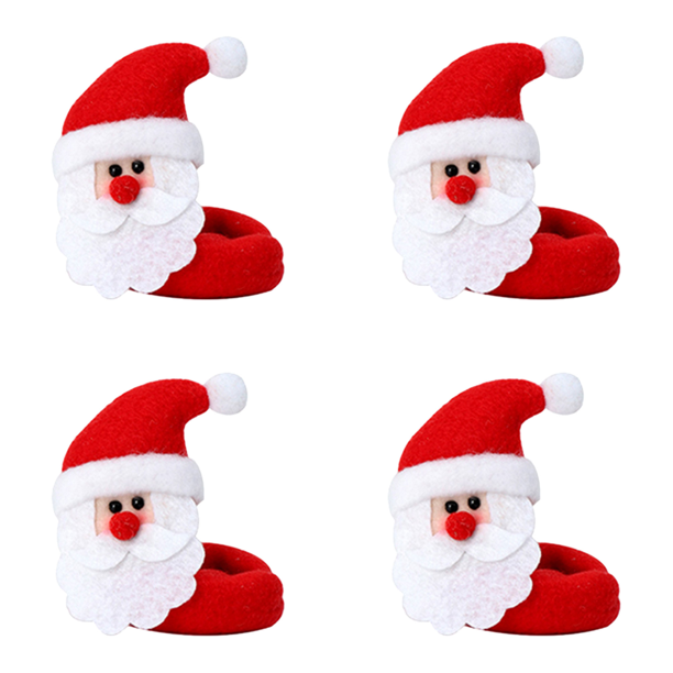 Navideña para Mesa Navidad Funda Barba Larga Papá Noel Copa Vino (Papá Noel)