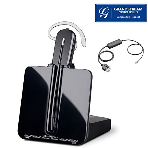 Grandstream Compatible Plantronics VoIP Wireless Headset Bundle