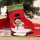 thumbnail image 2 of Medias navideñas, venta al por mayor, decoración de medias navideñas, 18" Santa Snowm, 2 of 5