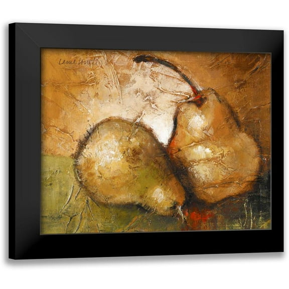 Loreth, Lanie 14x12 Black Modern Framed Museum Art Print Titled - Pear Study II
