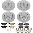 thumbnail image 2 of PowerStop Front and Rear Geomet Coated Brake Rotor and Pad Kit Fits: VOLVO Select Models CRK7637, 2 of 5