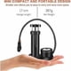 thumbnail image 3 of Bike Pump, Bike Inflator, Bicycle Pump, Hand Pump with Pressure Gauge, 160PSI, Lightweight, Quick and Easy to Use, 3 of 4