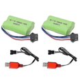 thumbnail image 3 of 14500 7.4v 1200mah Lipo Battery With Charger For Electric Toys Water Bullet Gun Spare Parts 7.4v Battery For Rc Toys Cars, 3 of 4