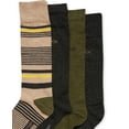 thumbnail image 3 of Calvin Klein Men's 4 Pk Crew Dress Socks Brown Size Regular, 3 of 3