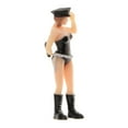 thumbnail image 4 of Figura de persona pequeña a escala 1/64, piloto de carreras, escena, trenes, arena arquitectónica Mujer de color, 4 of 9