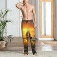 thumbnail image 6 of Lsque Cartoon Swimming Yellow Duck Print Men's Pajama Pants, Lounge Pant - Comfortable Home Wear,Elastic Waistband, Stylish Design-Large, 6 of 9