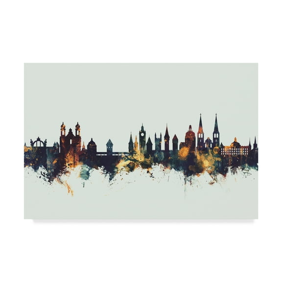 Trademark Fine Art 'Lucerne Switzerland Luzern Skyline IV' Canvas Art by Michael Tompsett