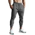 thumbnail image 3 of BiZtdJrK Mens Lightweight Sweatpants Elastic High Waist Running Sport Joggers Drawstring Gym Workout Sweatpant with Pockets Dark Gray L, 3 of 7