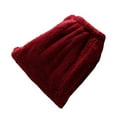thumbnail image 4 of SWSMCLT Men's Furry Fleece Fuzzy Pajama Pants Loose Cigarette Basic Cold Weather Lounge Pants Autumn Loungewear Baggy Burgundy Medium-Large, 4 of 5