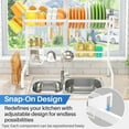 thumbnail image 4 of NestE-Over The Sink Dish Drying Rack - Adjustable Dish Rack for Kitchen Counter, Metal (White), 4 of 17