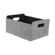 thumbnail image 5 of Cesta de almacenamiento de fieltro, organizador de cajas, contenedor con asa, práctico cesto para armario, material de fieltro minimalista, adecuado p, 5 of 9