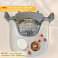 thumbnail image 3 of LuQiBabe Bandeja para trona para bebé compatible con la silla Stokke Tripp Trapp (V2 y más allá) con superficie lisa y fuerte potencia de succión hecha de plástico apto para alimentos (BPA BPS BPF sin, 3 of 5