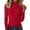 24#Red, variant on Womens Long Sleeve Turtleneck Sweaters Ribbed Knit Pullover Tops Slim Fit Basic Casual Comfort Soft Outfits Saffron M