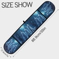thumbnail image 3 of 35" x7" Double Oven Mitt Heat Resistant Oven Gloves Withstands Up to 200°C for Kitchen Baking & BBQ Three Blue Wolves, 3 of 6