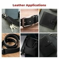thumbnail image 7 of European Leather Work Cowhide 9-10 oz. 3-4mm Leather Blank Belts Crazy Horse, 7 of 7