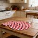 thumbnail image 4 of CaiYueKe Independence Day Placemats Set of 4, 14x14 inch Round Printed Non Slip Placemats, Patriotic Red White Blue Stars Table Mats, Washable Heat Resistant Kitchen Dining Decor, 4 of 7