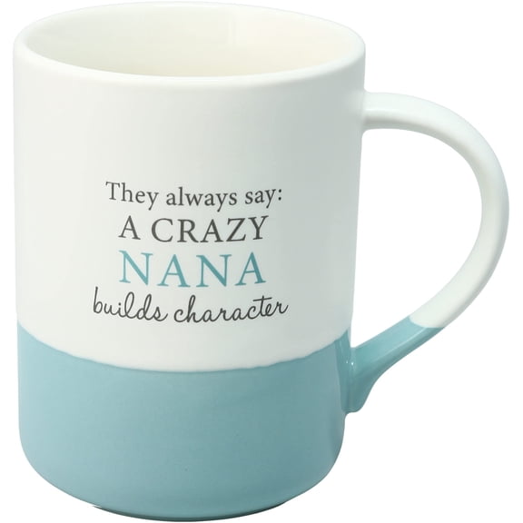 Collections Etc Crazy Nana Stoneware Novelty Mug, 18 oz.