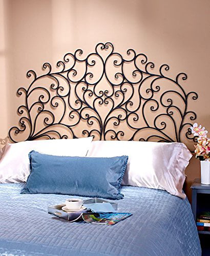 Scrolled Wall Mount Headboard King, How Do You Mount A Headboard To The Wall