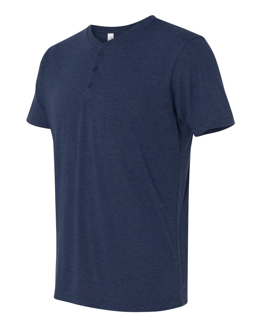 Bella Canvas 3125 Men s Triblend Short Sleeve Henley Walmart