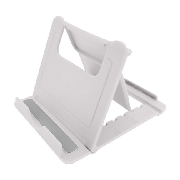 Estante plegable portátil para escritorio, teléfono móvil y tableta, con soporte de ajuste de ángulo