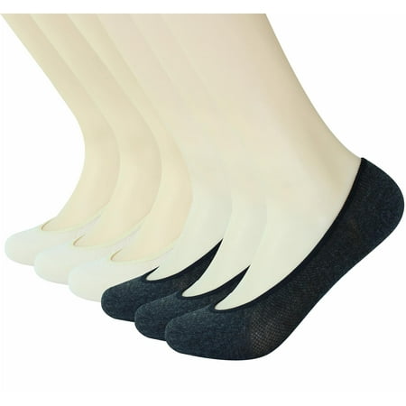

rifix Women s No Show Socks Non Slip Hidden Socks Invisible Ultra low Cut for Flats Boat 6-Pairs (Dark Grey 3+Beige 3 US8.5-10(Shoe5.5-7.5)-M)