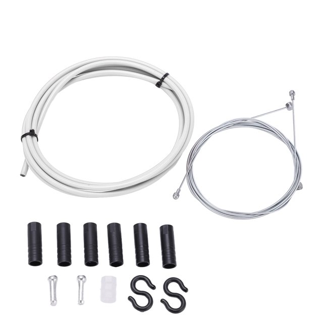 BOLANY Juego de Cable y Carcasa de Freno de Bicicleta Cable de Freno de Bicicleta Estable y Fuerte de 5 mm Blanco