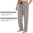 thumbnail image 3 of Top-kevin Soth Devil Plaid Pajama Pants for Men Comfort Sleep Lounge Bottoms Straight-fit with Pockets S-XXL, 3 of 11