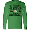 thumbnail image 3 of Inktastic I'm Not Only a Grandma I'm a Great Grandma with Flowers Long Sleeve T-Shirt, 3 of 5