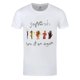 thumbnail image 1 of Genesis - Camiseta Turn It On Again para Adultos Unisex (Blanco), 1 of 2