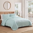 thumbnail image 3 of Caribbean Joe, Stonewash 2PC Quilt Set, Twin, Sage, 3 of 4