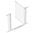 thumbnail image 3 of YIYADO 30" Tall Auto-Close Pet Gate, 29.5"-40.5" Adjustable Pressure Mounted Dog Gate, Easy Walk-Through Safety Gate for Stairs, Doorways & Hallways, White, 3 of 6