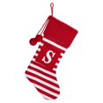 thumbnail image 2 of 26 Large Letters Christmas Red Socks Candy Boots Holiday Gift Bags Red Striped Christmas Stockings Christmas Tree Decoration Socks Decoration Bags 1PC, 2 of 3