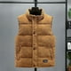 thumbnail image 1 of Chaleco de hombre, chaqueta de algodón con cuello de pana, chaqueta de moda, chaleco cálido, chaleco de hombro, 1 of 5