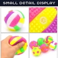 thumbnail image 3 of 4 Pcs Light Up Dog Balls, Glow in The Dark Dog Balls Interactive Dog Toys Fun Flashing Elastic Ball Spiky Dog Ball Bounce-Activated Puppy Toys Toss Fetch Balls for Puppy (Spiky Dog Ball), 3 of 9
