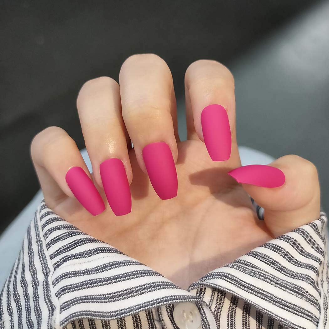 Matte Press On Nails Pink Long Coffin Fake Nails Tips Full Cover Ballerina Acrylic False Nails For Women And Girls 24pcs Walmart Com Walmart Com Matte Press On Nails Pink Long Coffin Fake Nails Tips Full Cover Ballerina Acrylic False Nails For Women And Girls 24pcs Walmart Com Walmart Com