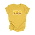 thumbnail image 1 of 780 Edmonton Alberta Canada Code Régional Skyline de la Ville Cadeau - T-Shirt Unisexe - Inspired X, 1 of 1