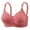 Watermelon red, variant on DondPO Plus Size Bras for Women Wireless Comfortable Bras for Older Women Front Closure Bras for Women No Underwire Wireless Bras for Women Seamless Tshirt Bra Full Coverage Bras for Women Gray 44