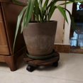 thumbnail image 4 of Soporte de madera para maceta, Base para maceta, bandeja móvil, Base para maceta, soporte para flores, solución innovadora, 4 of 5