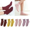 thumbnail image 2 of Womens Ankle High Socks Cotton Bootie Socks Lovely Sweet Frilly Crews Socks Lolitas Ankle Socks Short Socks Hosiery Gifts, 2 of 8