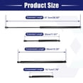 thumbnail image 7 of Unique Bargains 4pcs Front Hood & Rear Liftgate Lift Support Gas Struts Gas Spring Shock for BMW E85 Z4 2003-2008, Black, 7 of 7