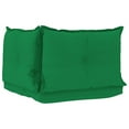thumbnail image 4 of vidaXL Pallet Cushions 3 pcs Green Fabric, 4 of 5