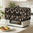 thumbnail image 4 of FOR U DESIGNS Dog Paw Cow Pattern Microwave Oven Dust Cover Dust-Proof Shield for Countertop Appliances Foldable Kitchen Appliance Protector with Top Handle-L, 4 of 8