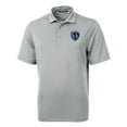 thumbnail image 2 of Men's-Cutter & Buck  Gray Sporting Kansas City Big & Tall Virtue Eco Pique Recycled Polo, 2 of 3