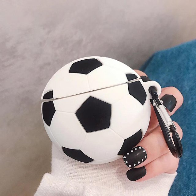 Compatible con fundas Airpods 1 y 2, funda de silicona con dibujos animados en 3D, divertida y elegante, para hombres y adolescentes