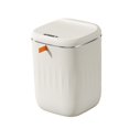 thumbnail image 5 of Bathroom Trash Cans with Lids Portable with Lid for Outdoor Bathroom Kitchen 22L milk white, 5 of 8