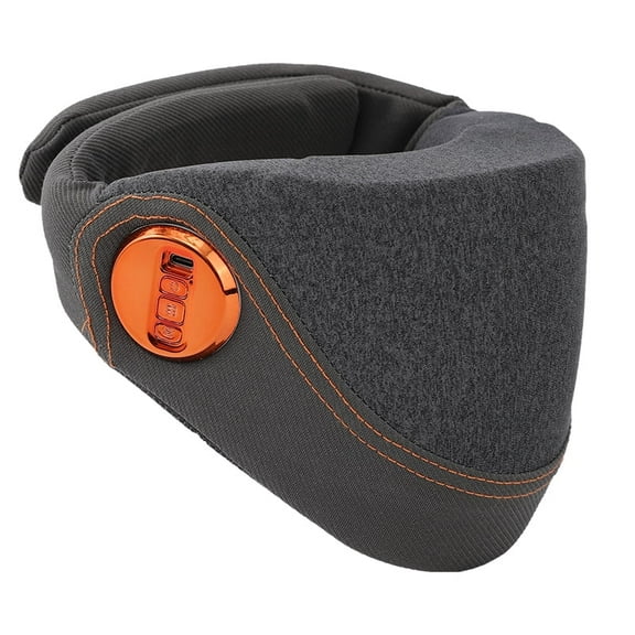 ROMYSE Cervical Traction Device Adjustable Ergonomic Heat Treatment Electric Comfortable Pain Relief Remote Portable Heating Neck Tractor Stretcher Posture Corrector for Home,Gray