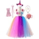 thumbnail image 2 of Arco Iris caramelo princesa tutú vestido niñas colorido piruleta disfraz con diadema niños vacaciones cumpleaños fiesta graduación ropa Outfits6-7T Gao Jinjia LED, 2 of 2